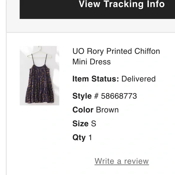 🌷NWOT🌷 Urban Outfitters Mini Tiered Dress - Picture 2 of 3